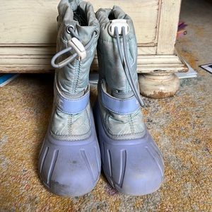 Gently used Disney Sorel snow boots 12